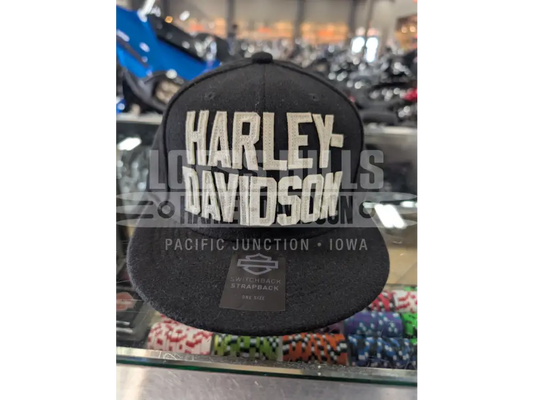 Harley-Davidson Men’s Block Font Switchback Adjustable Cap