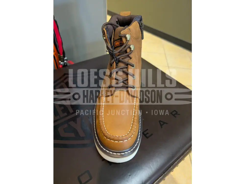 Harley-Davidson Men’s Brown Beau Leather Motorcycle Boot