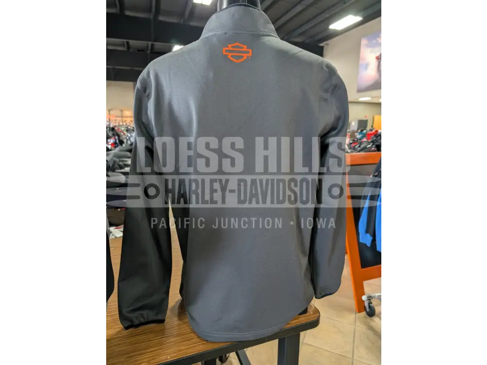 Harley-Davidson Men’s Heather Grey Hoodless Pullover Hoodie