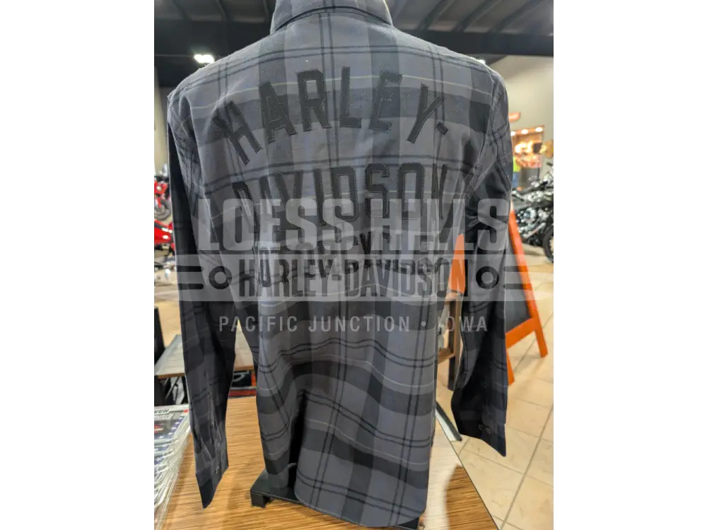 Harley-Davidson Men’s Racer Font Asphalt Long Sleeve