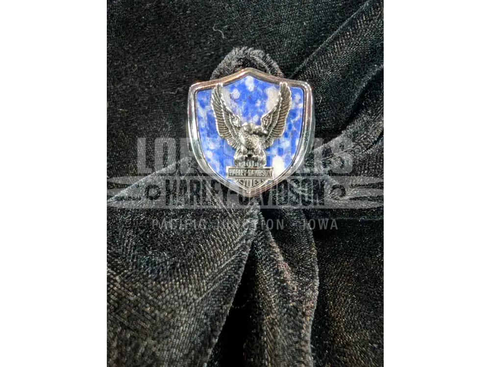 Harley-Davidson Men’s Sterling Silver and Sodalite Stone