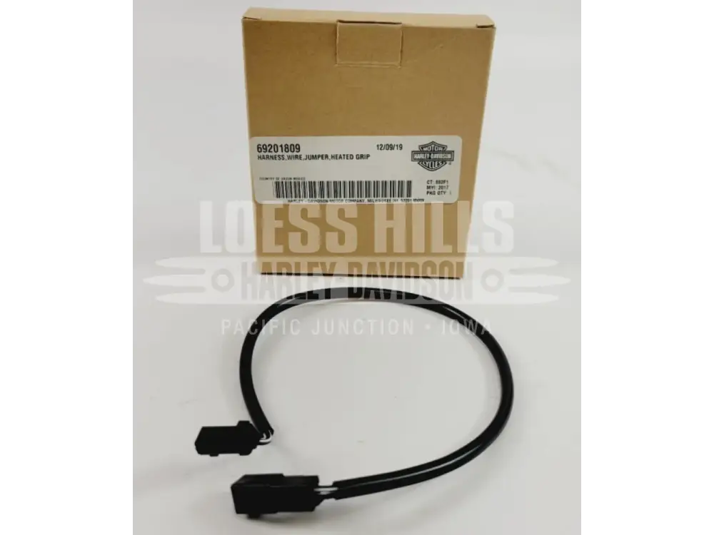 Harley-Davidson OEM Heated Handgrip 14’’ Black/White Jumper