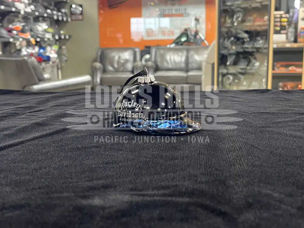 Harley-Davidson Old English Helmet Ornament HDX-99317