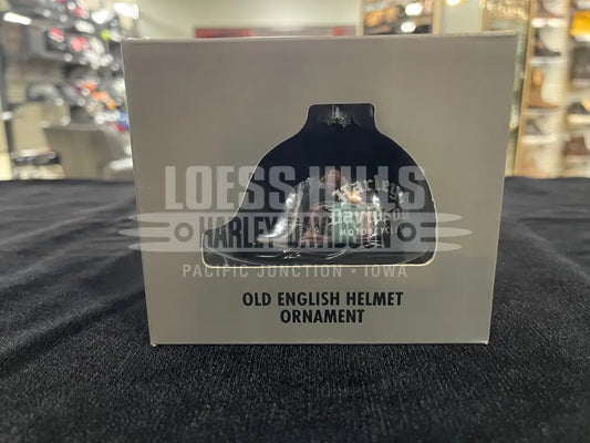 Harley-Davidson Old English Helmet Ornament HDX-99317