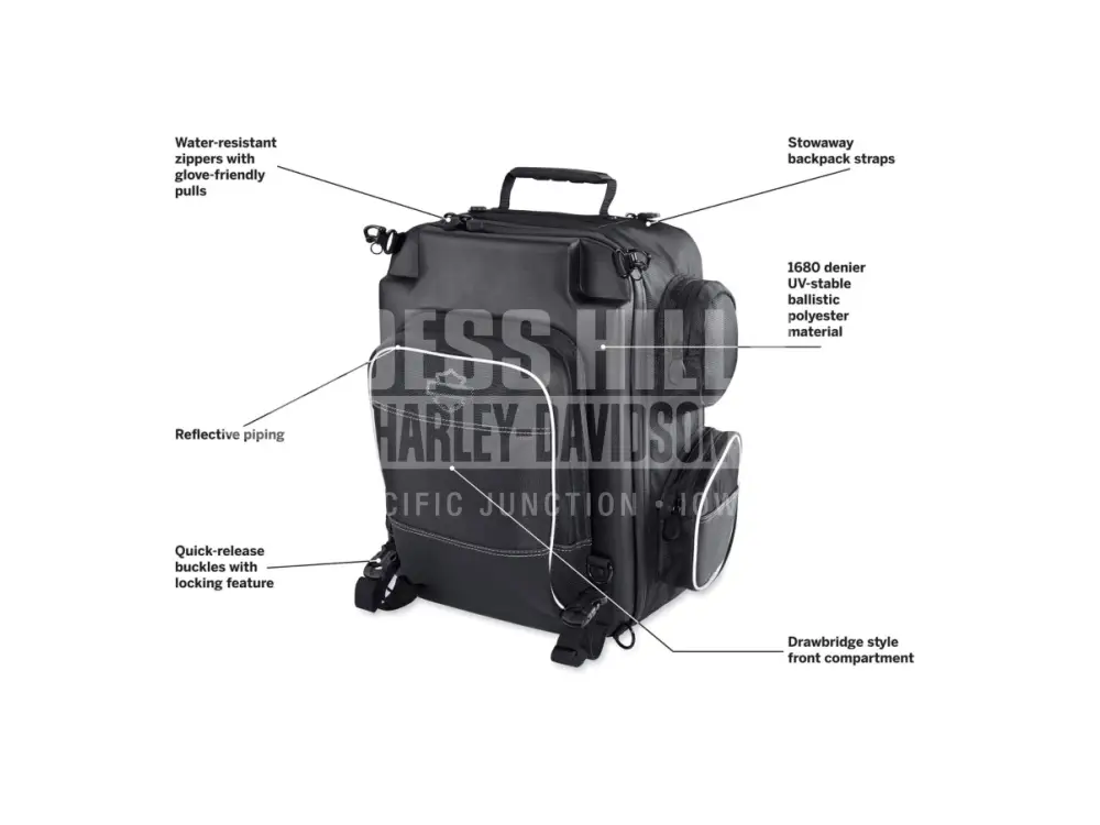HARLEY DAVIDSON- Onyx Premium Luggage Weekender Bag