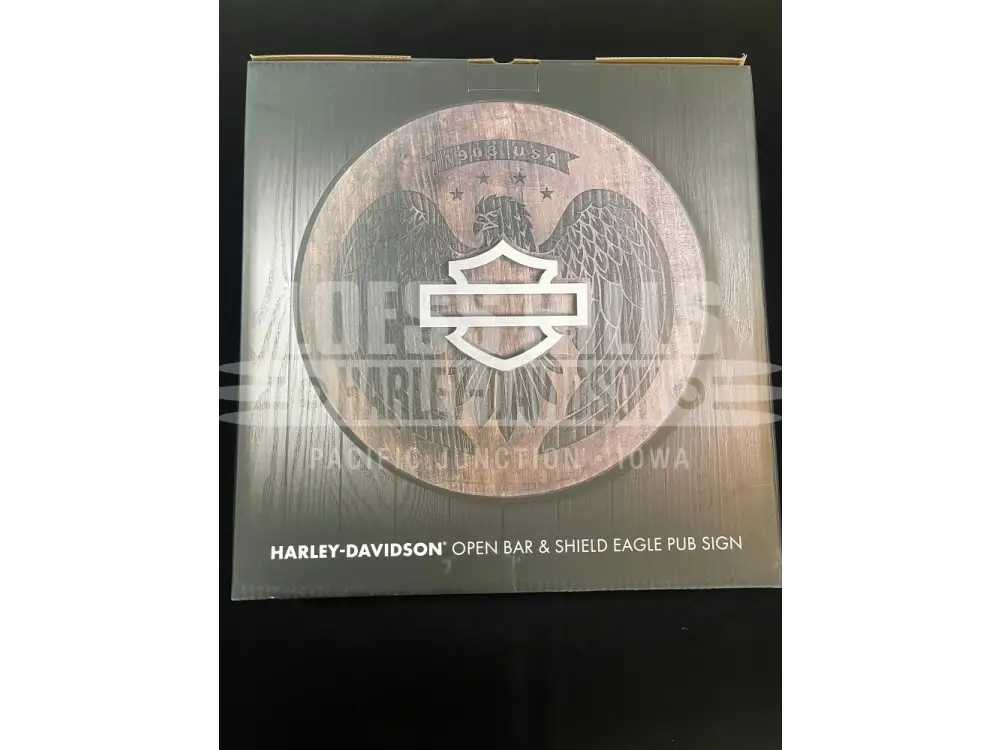 Harley-Davidson Open Bar & Shield Pub Sign HDL-15329
