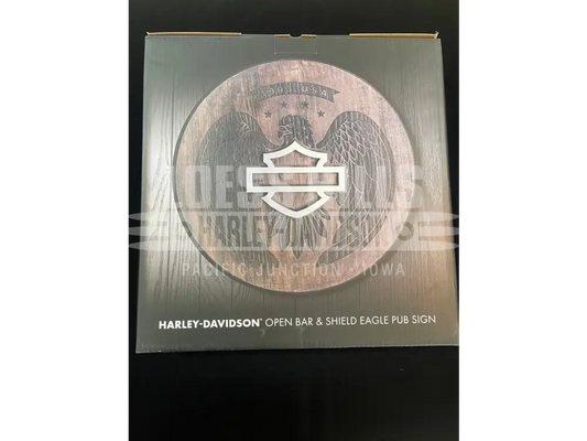 Harley-Davidson Open Bar & Shield Pub Sign HDL-15329