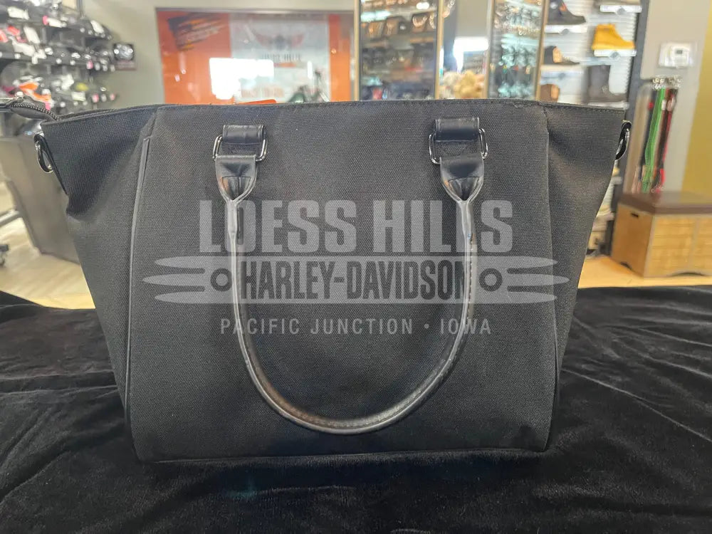 Harley-Davidson Open Bar & Shield Rhinestone Tote Bag