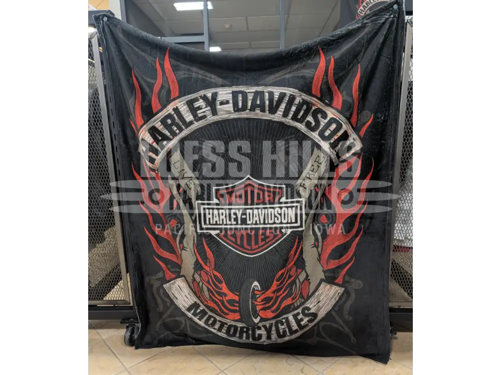 Harley-Davidson Outlaw Throw Blanket 1HDM/23600/02