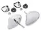 Harley-Davidson® Chrome Tapered Fairing Mount Mirrors