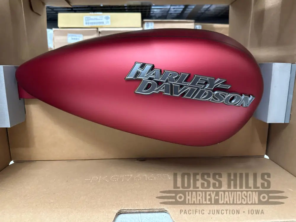 Harley Davidson Red Denim Fuel Tank for 18’-24’ Softail