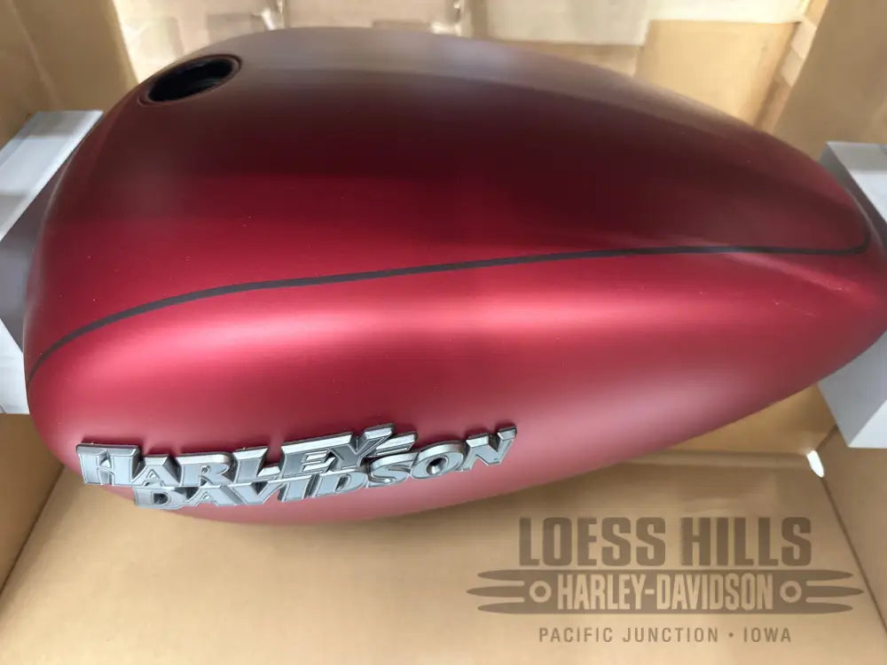 Harley Davidson Red Denim Fuel Tank for 18’-24’ Softail