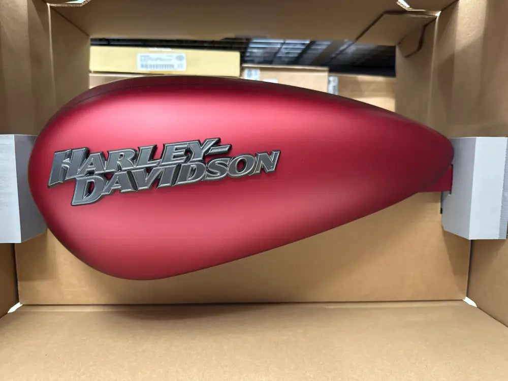 Harley Davidson Red Denim Fuel Tank for 18’-24’ Softail