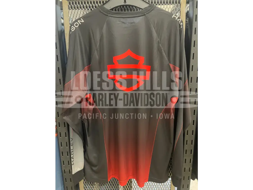 Harley-Davidson Red Long Sleeve Moto Jersey 96621-25VX/002L
