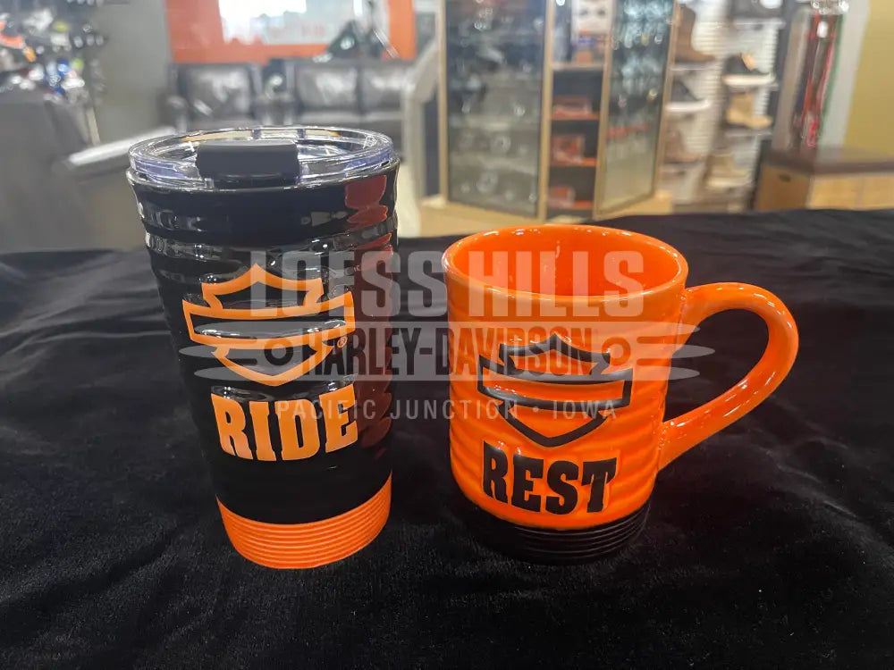 Harley-Davidson Ride & Rest Mug Set HDL-18611 - Collectables