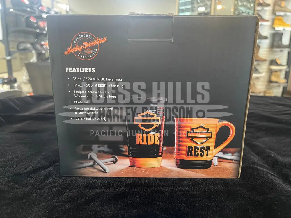 Harley-Davidson Ride & Rest Mug Set HDL-18611 - Collectables