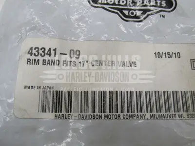 HARLEY DAVIDSON RIM BAND FITS 17’’ CENTER VALVE NOS OEM