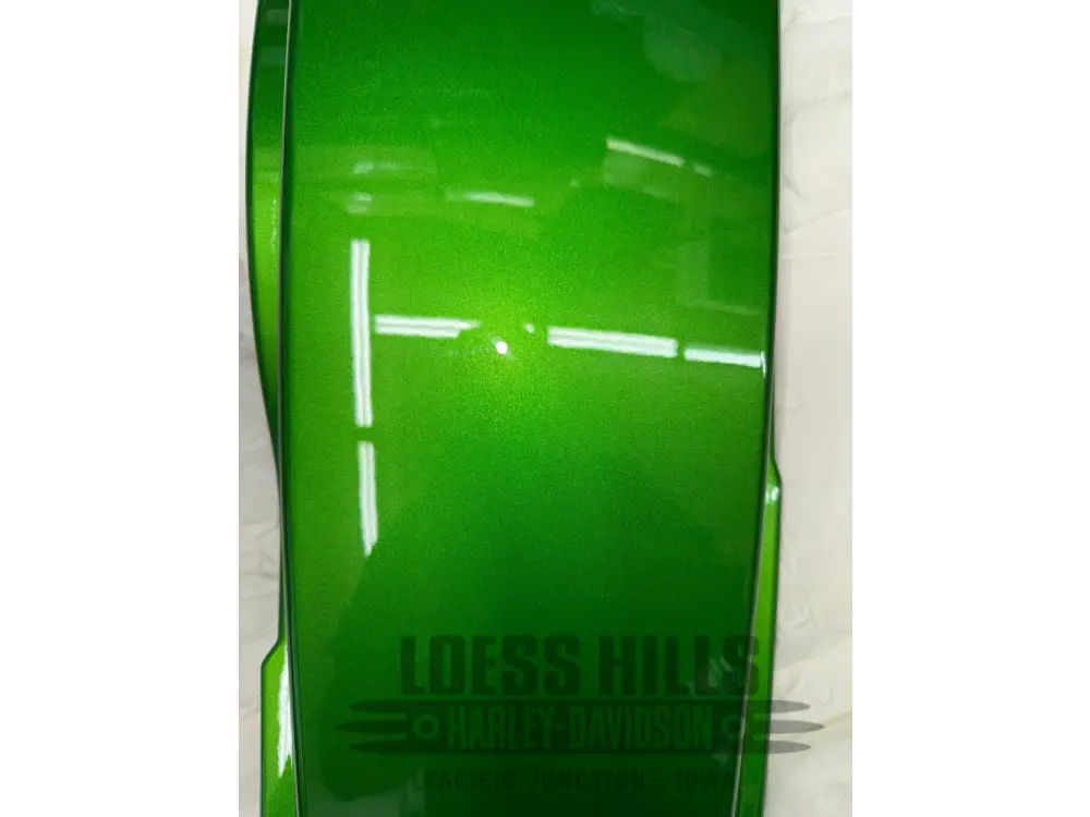HARLEY DAVIDSON Saddlebag Lid RH. Kryptonite Green
