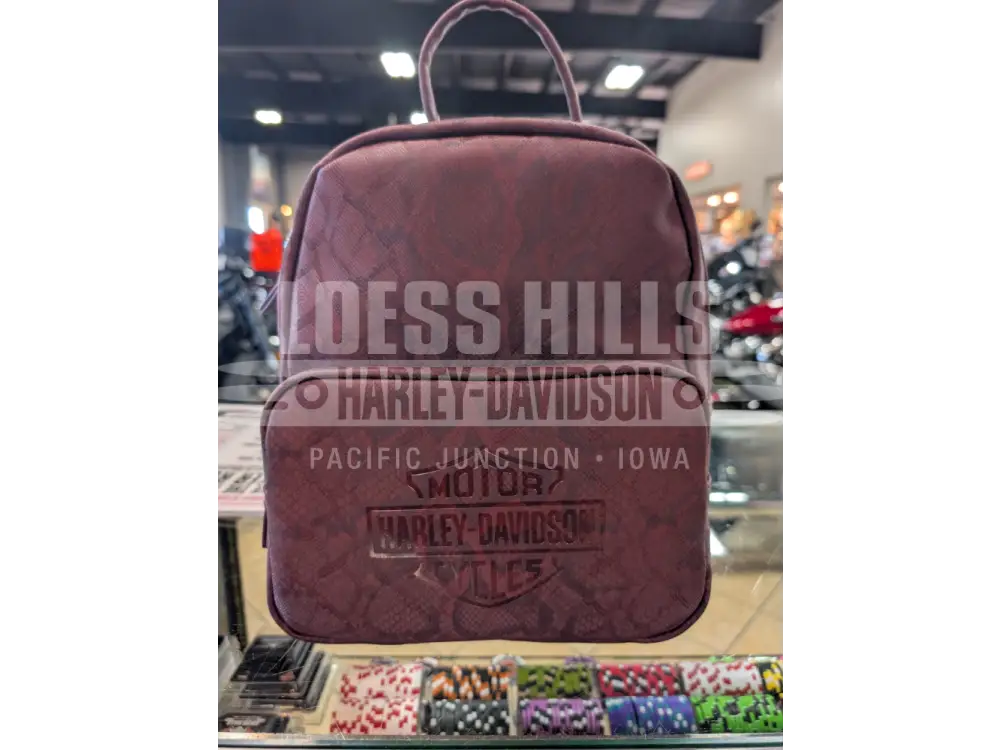 Harley-Davidson Snake Backpack MHW206/27 - Rum Red