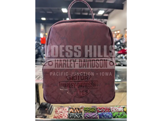 Harley-Davidson Snake Backpack MHW206/27 - Rum Red