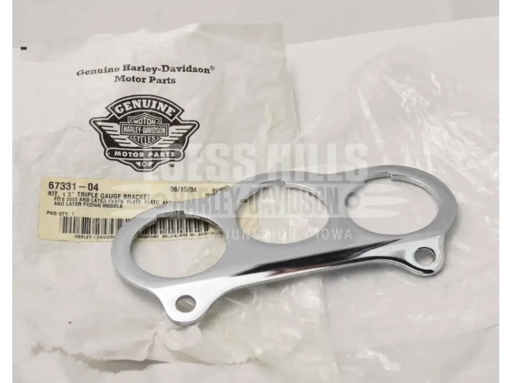 HARLEY-DAVIDSON Triple gauge bracket kit - 1.5’’ - 67331-04