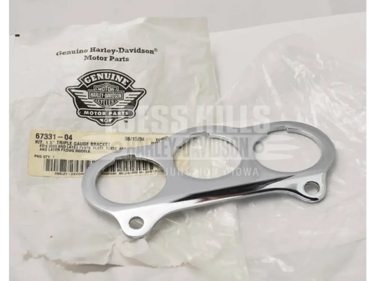 HARLEY-DAVIDSON Triple gauge bracket kit - 1.5’’ - 67331-04