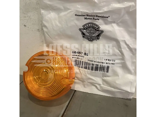 HARLEY DAVIDSON Turn Signal Lens OEM 68457-86 - LIGHTING