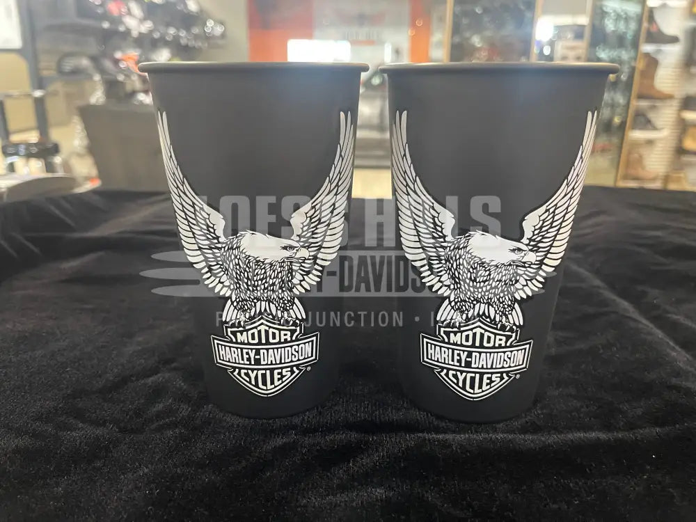 Harley-Davidson Vivid B&S Eagle Metal Cup Set HDX-98673