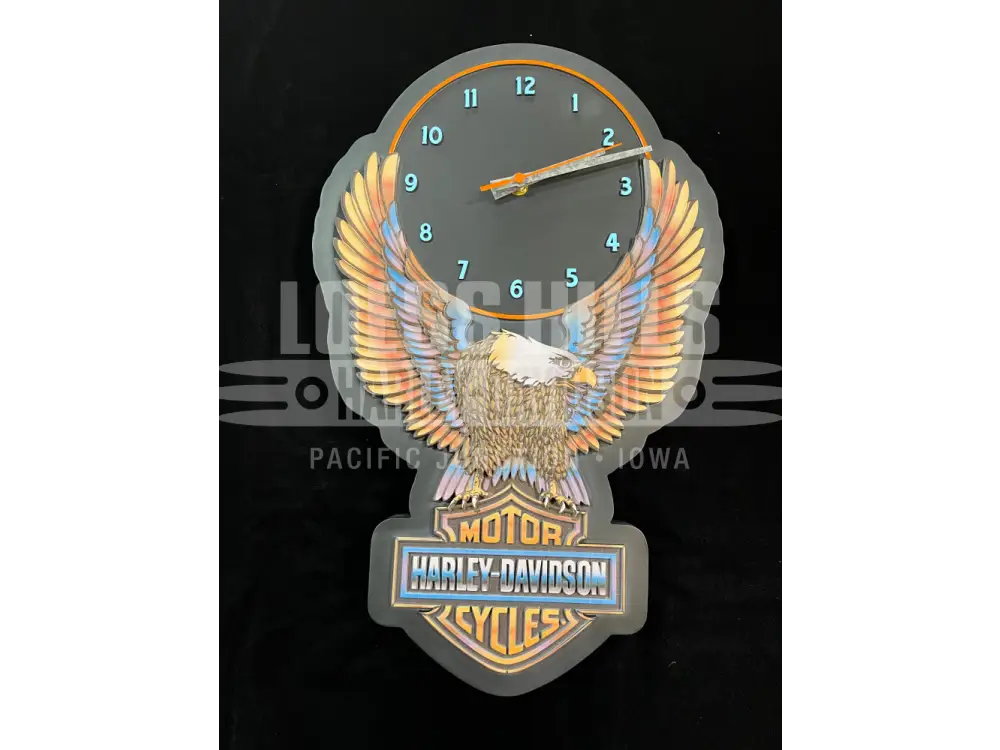 Harley-Davidson Vivid Bar & Shield Outdoor Clock HDX-99332