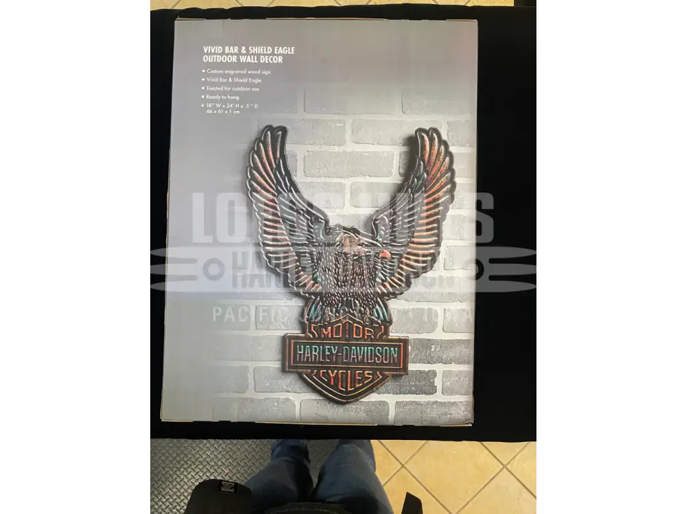 Harley-Davidson Vivid Bar & Shield Outdoor Wall Decor