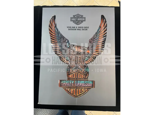 Harley-Davidson Vivid Bar & Shield Outdoor Wall Decor