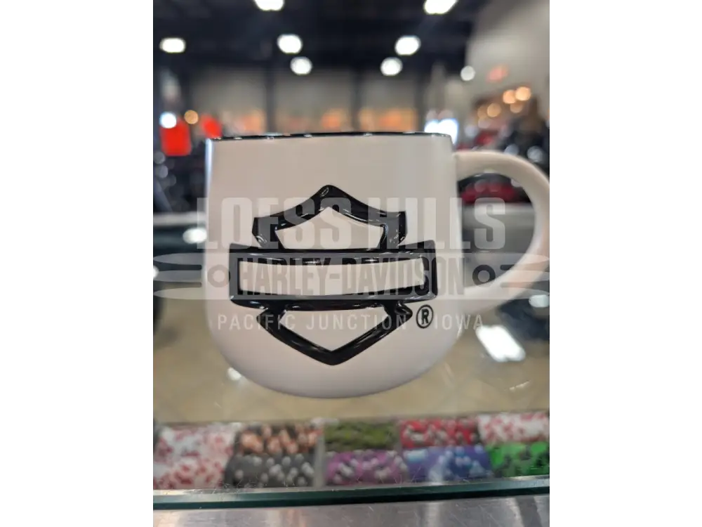 Harley-Davidson White Open Bar & Shield Mug HDX-98671