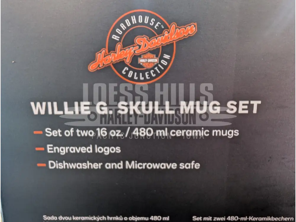 Harley-Davidson Willie G. Skull Mug Set HD-18646 - Cups/Mugs