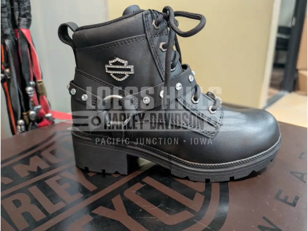 Harley-Davidson Women’s Black 4’’ Tegan Glam Boot (with