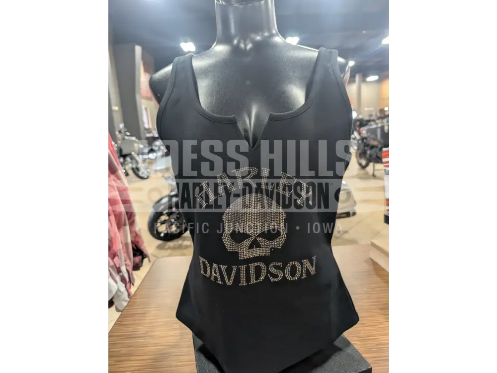 Harley-Davidson Women’s Black Blinged Willie G Tank Top