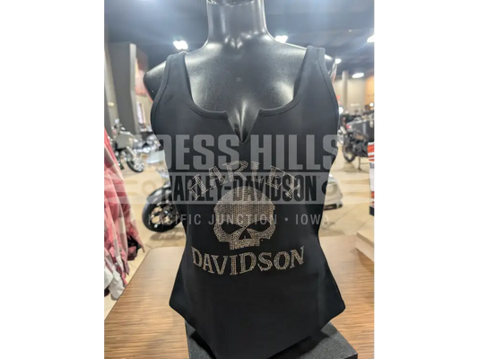 Harley-Davidson Women’s Black Blinged Willie G Tank Top