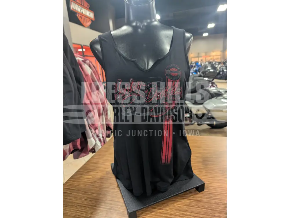 Harley-Davidson Women’s Black Rally N Ride Bling Tank Top