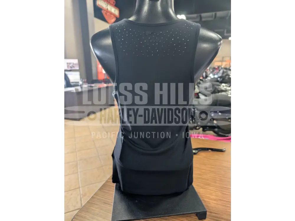Harley-Davidson Women’s Black Slow Burn Bling Tank Top