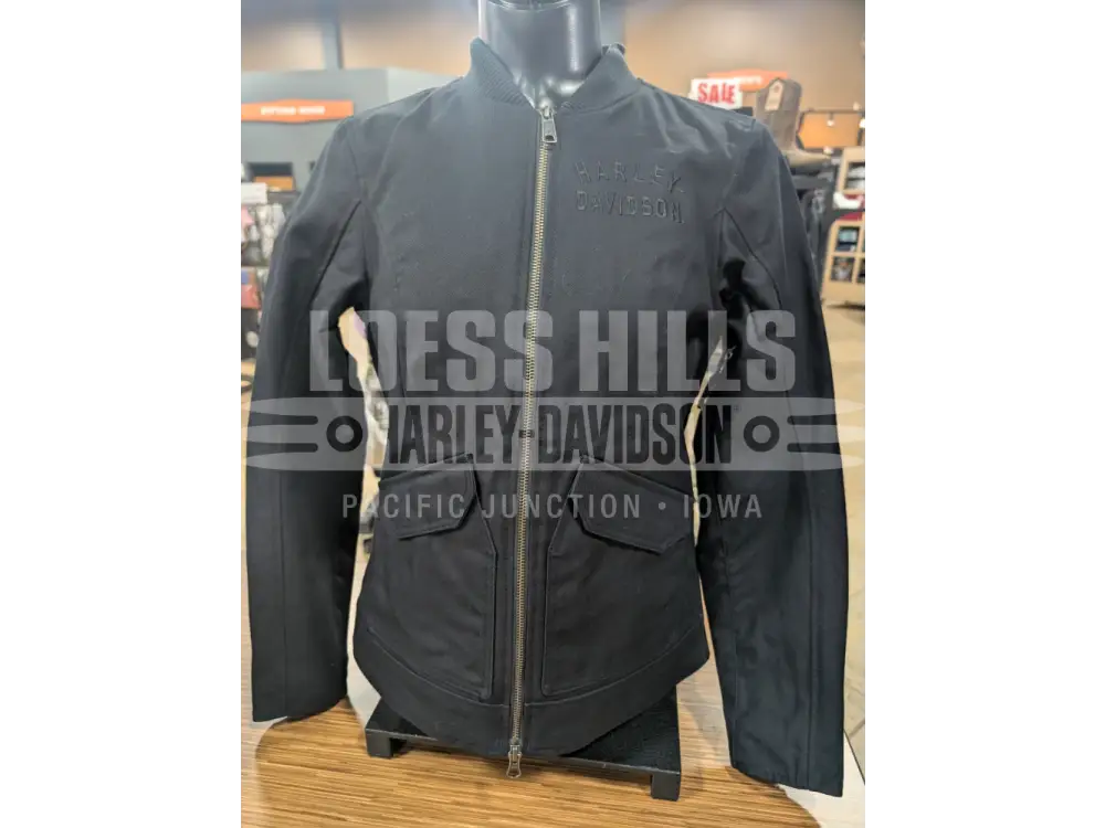 Harley-Davidson Women’s Black Textile Bomber Jacket