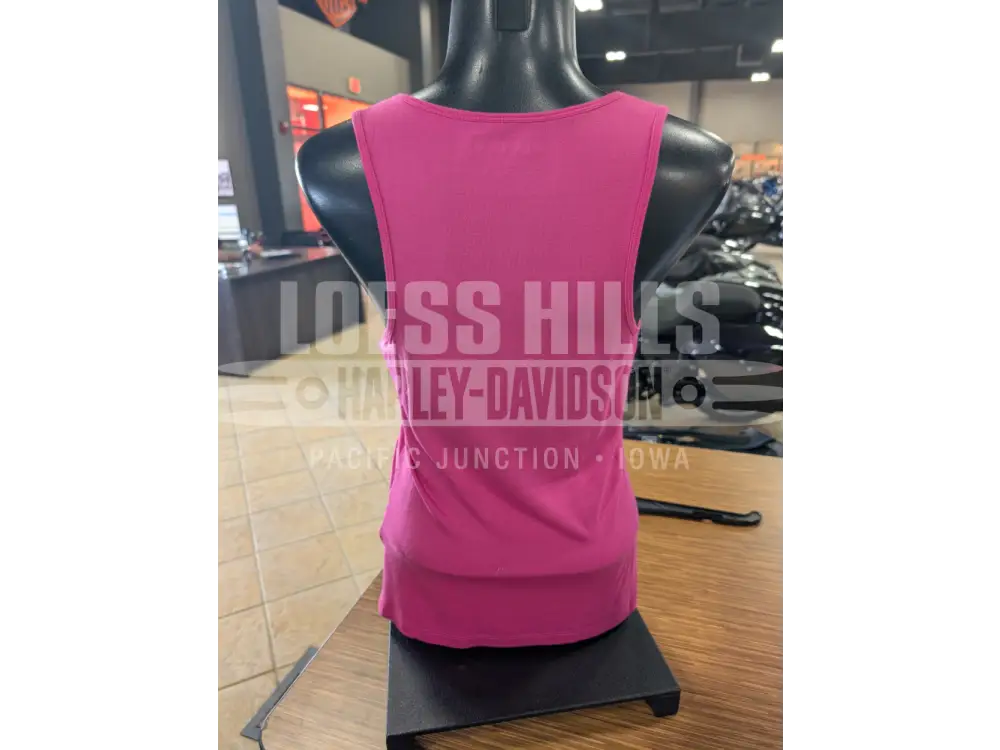 Harley-Davidson Women’s Bling Chromatic Pink Tank Top