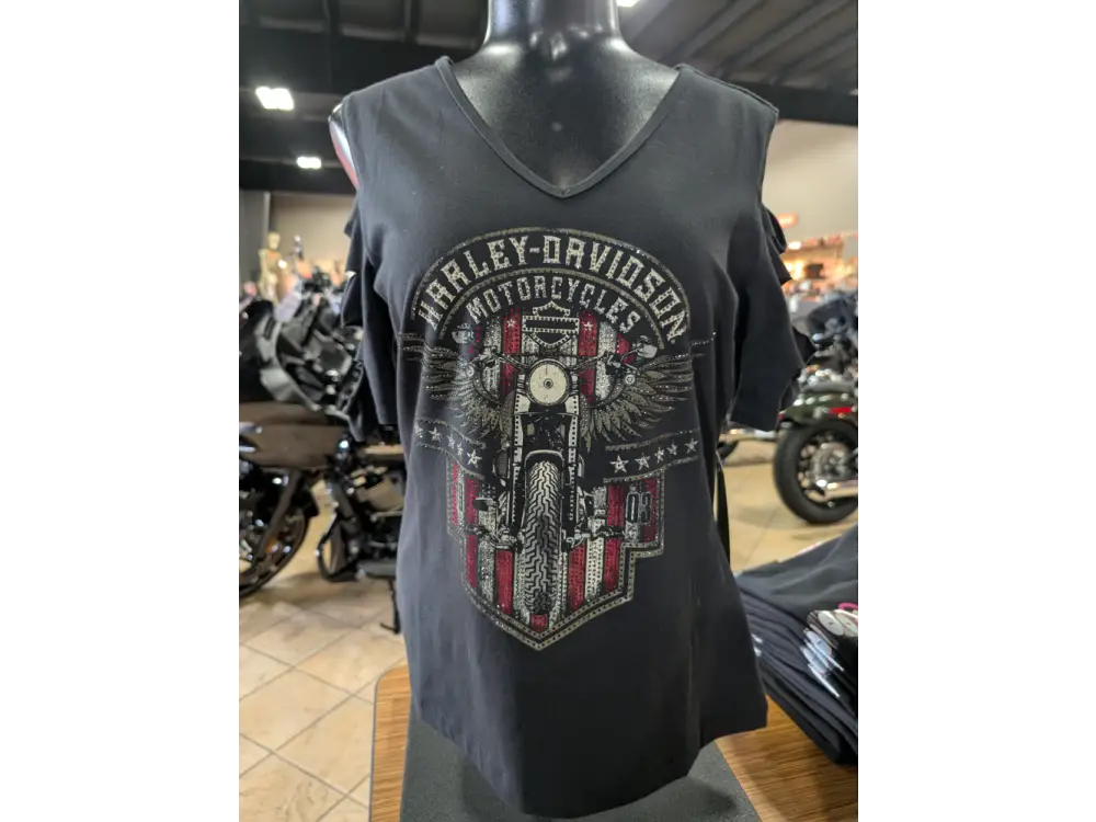 Harley-Davidson Women’s Blinged Rally Rip & Repair Cold