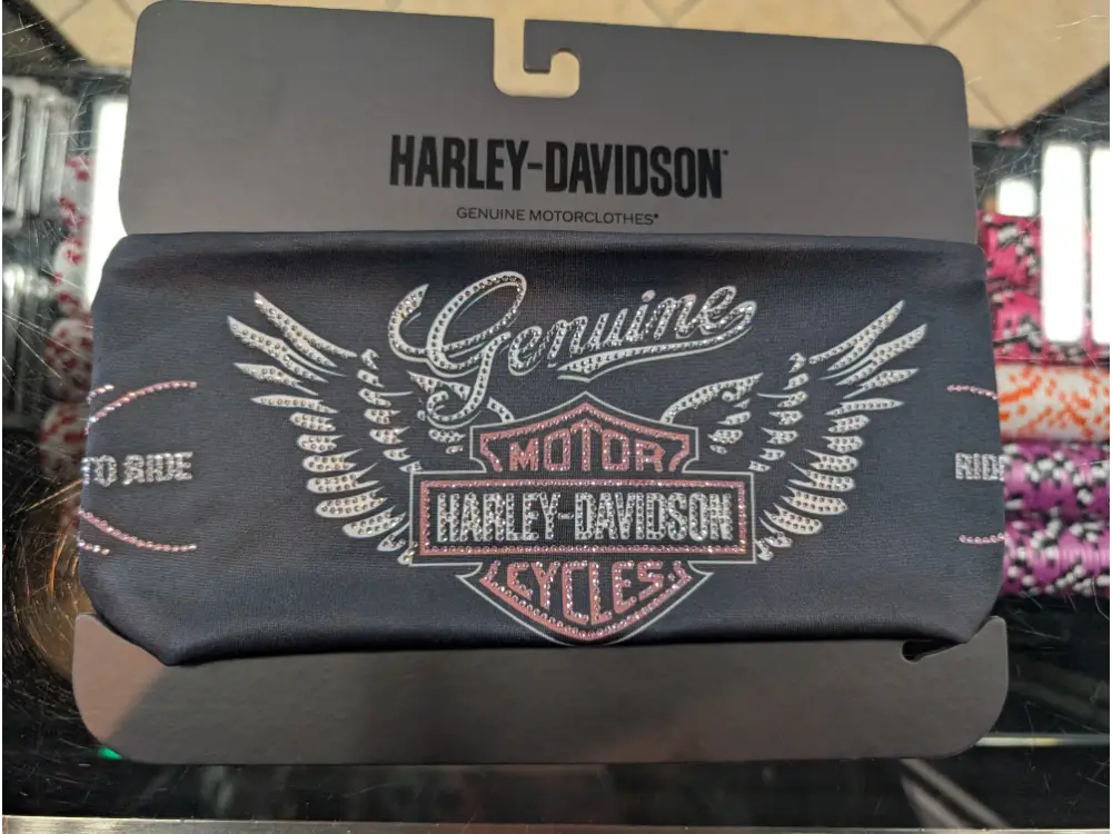 Harley-Davidson Women’s Blinged Winged Headband 97654-26VW