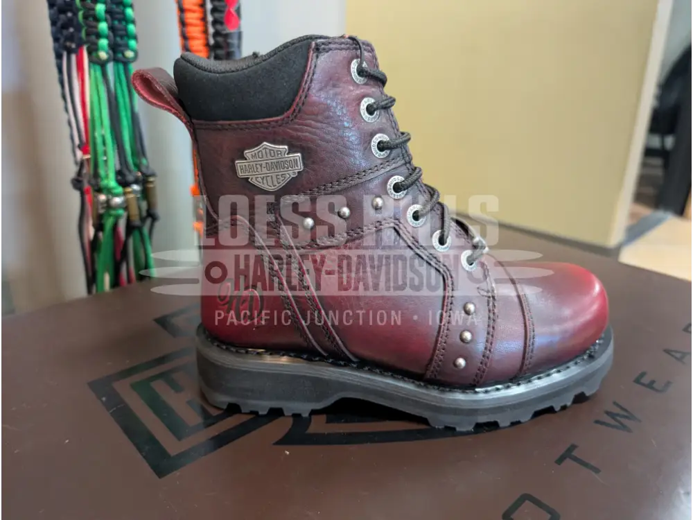Harley-Davidson Women’s Burgundy Oakleigh Riding Boot