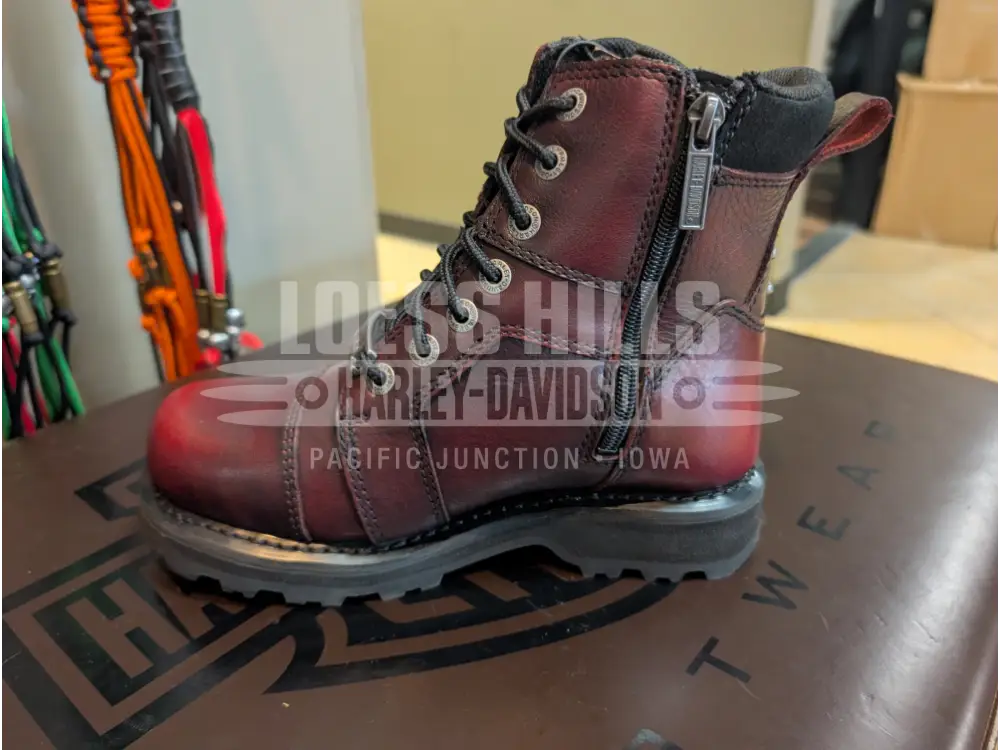 Harley-Davidson Women’s Burgundy Oakleigh Riding Boot