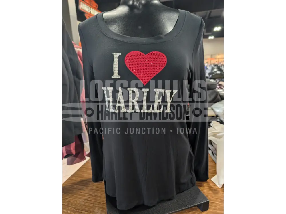 Harley-Davidson Women’s I Love Harley Bling Long Sleeve
