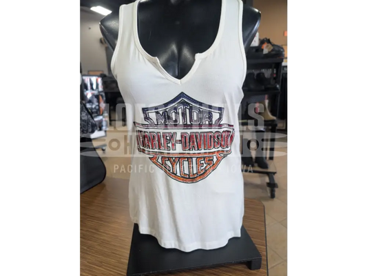 Harley-Davidson Women’s Ombre Bling B&S Off White