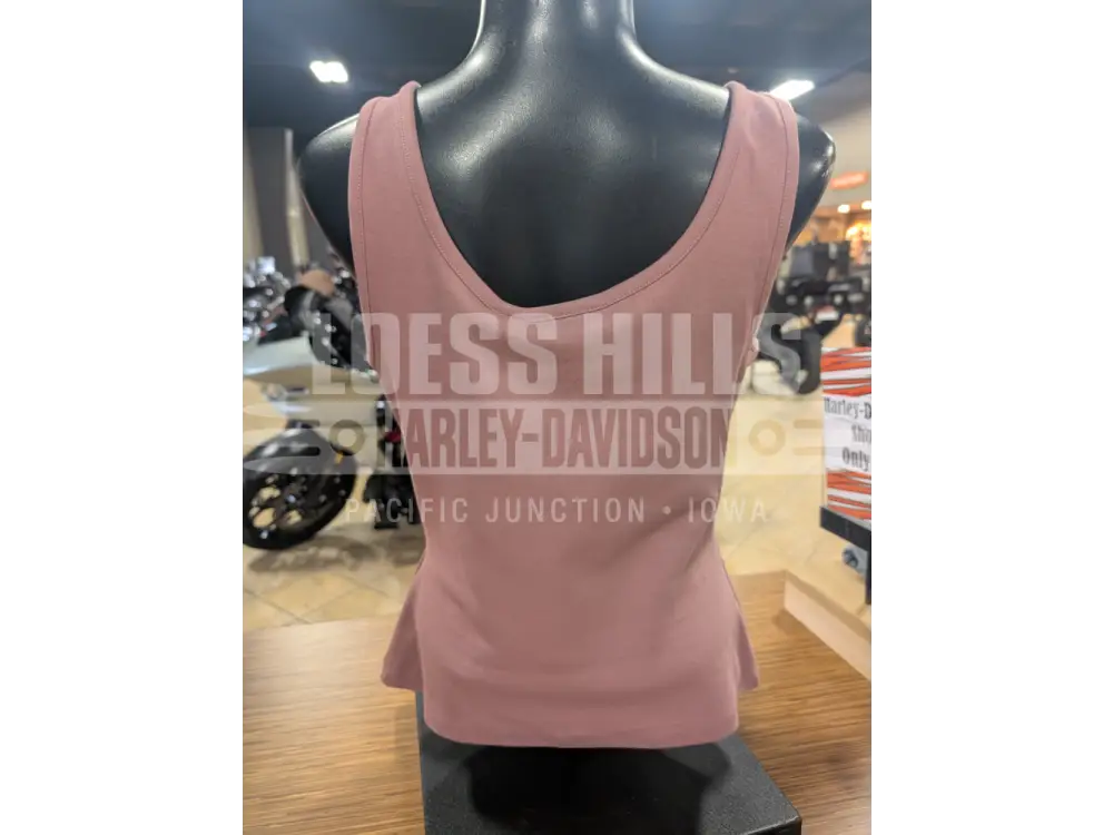 Harley-Davidson Women’s Pink Blinged Willie G Tank Top