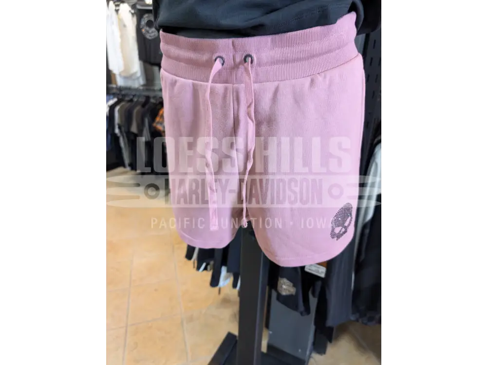 Harley-Davidson Women’s Pink Willie G. Fleece Shorts