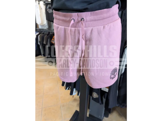 Harley-Davidson Women’s Pink Willie G. Fleece Shorts
