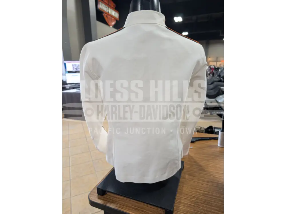 Harley-Davidson Women’s White & Orange Woven Jacket